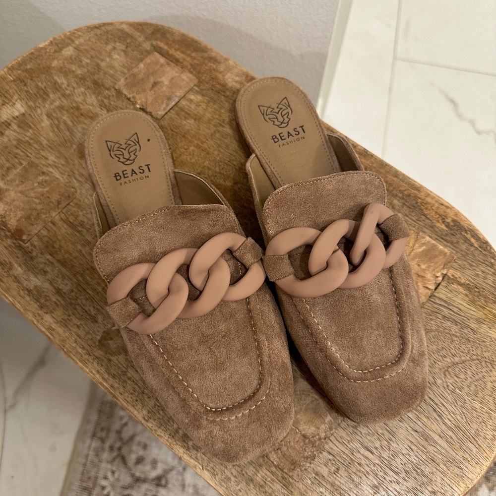 Tan Mules